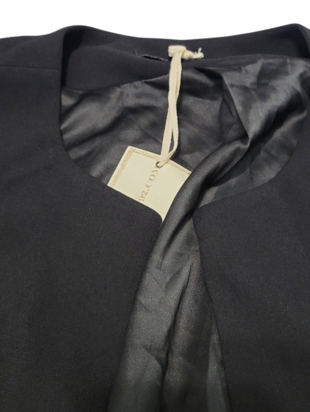New MYNT 1792 Jacket Size 3X MYNT 1792 Blazer NWT New Collarless Longline Jacket - Picture 4 of 7